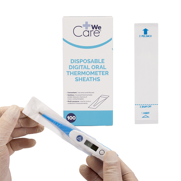 Disposable Safe Hygienic Oral Thermometer Cover Sleeve for Home