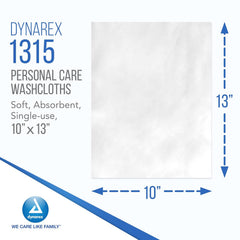 dynarex disposable washcloth 10 x 13 inch dynarex washcloth mk837502ea