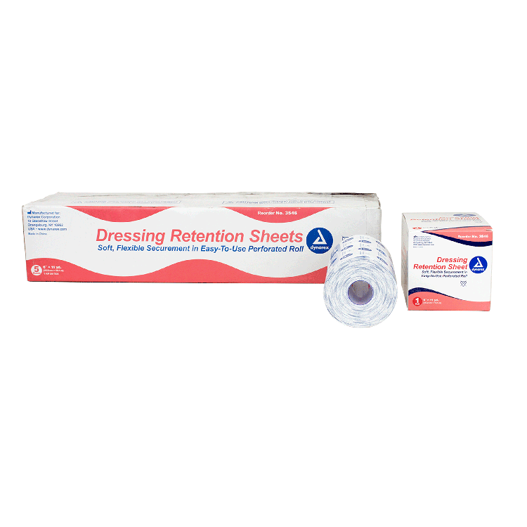 dynarex dressing retention sheet