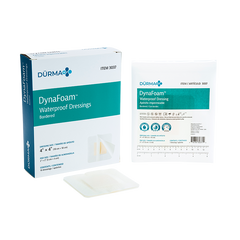dynarex dynafoam waterproof bordered foam dressing