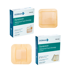 dynarex dynalevin waterproof adhesive bordered foam dressings