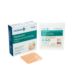 dynarex dynalevin waterproof adhesive bordered foam dressings