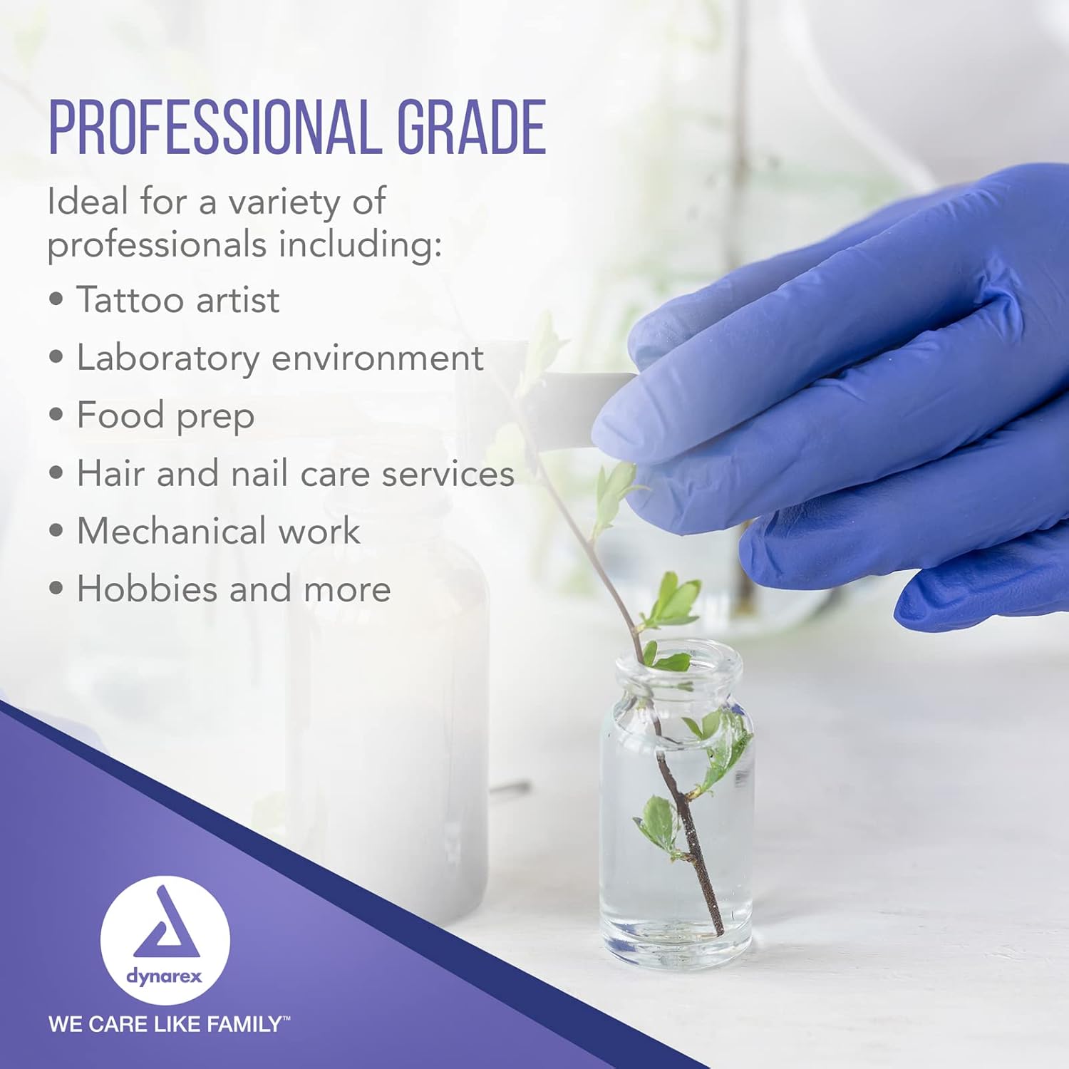 dynarex dynaplus nitrile exam gloves powder free