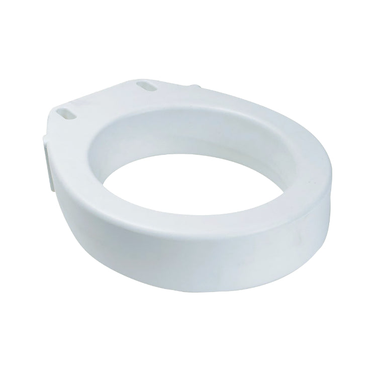 dynarex elongated raised toilet seat without arms