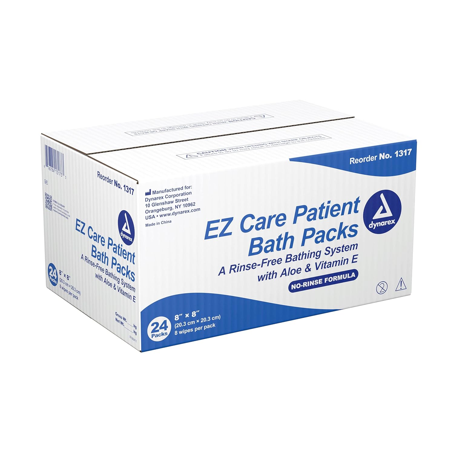 dynarex ez care patient bath packs
