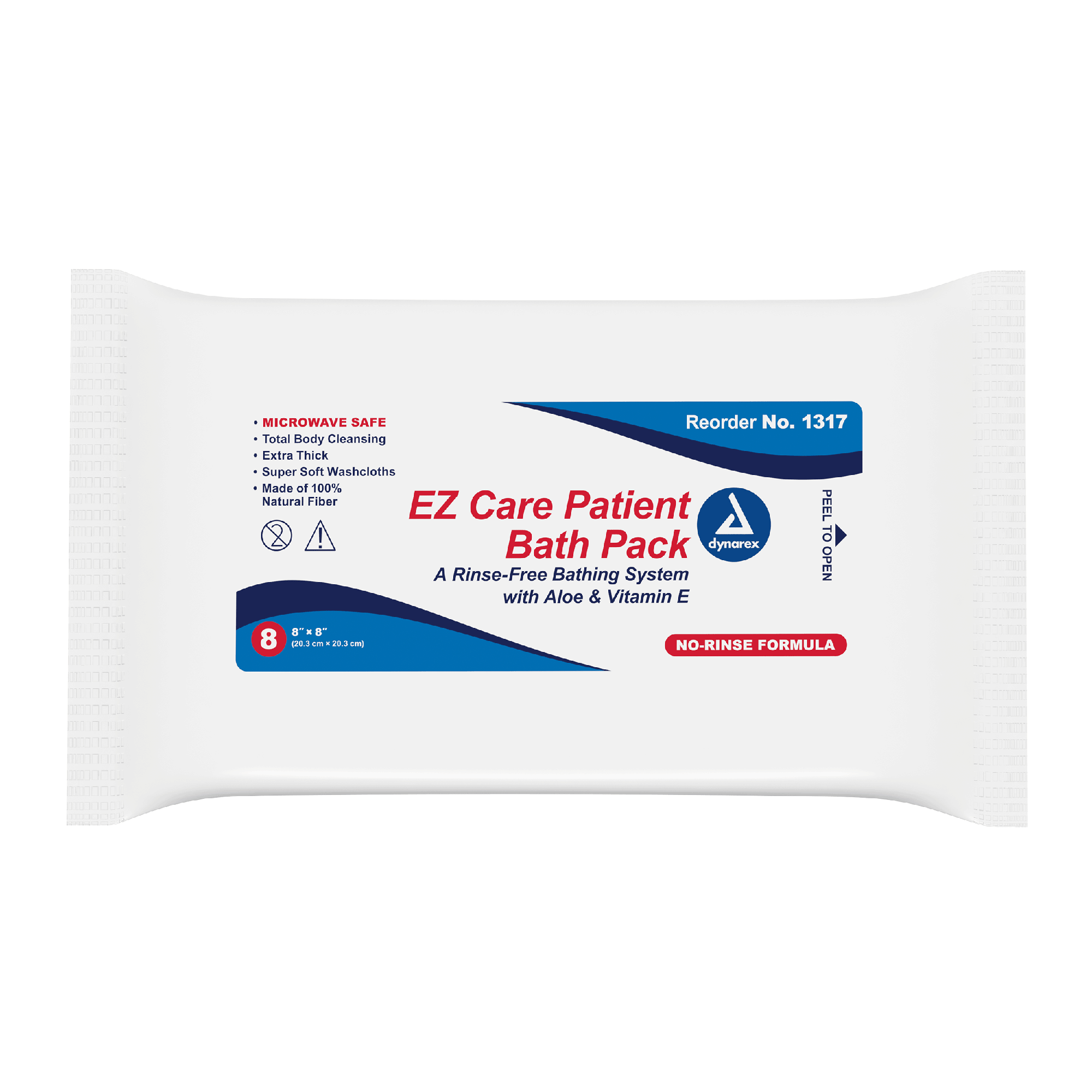 dynarex ez care patient bath packs