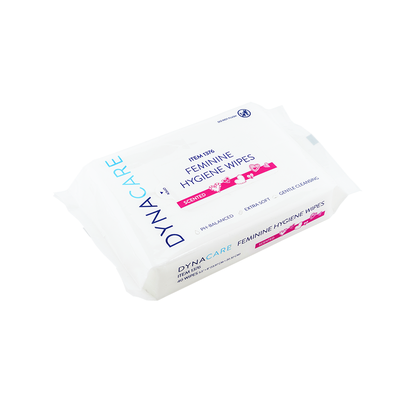 dynarex feminine hygiene wipe pack 40 wipes per pack