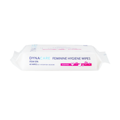 dynarex feminine hygiene wipe pack 40 wipes per pack