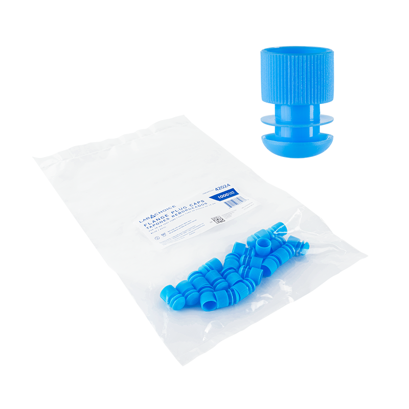 dynarex flange plug caps for test tubes