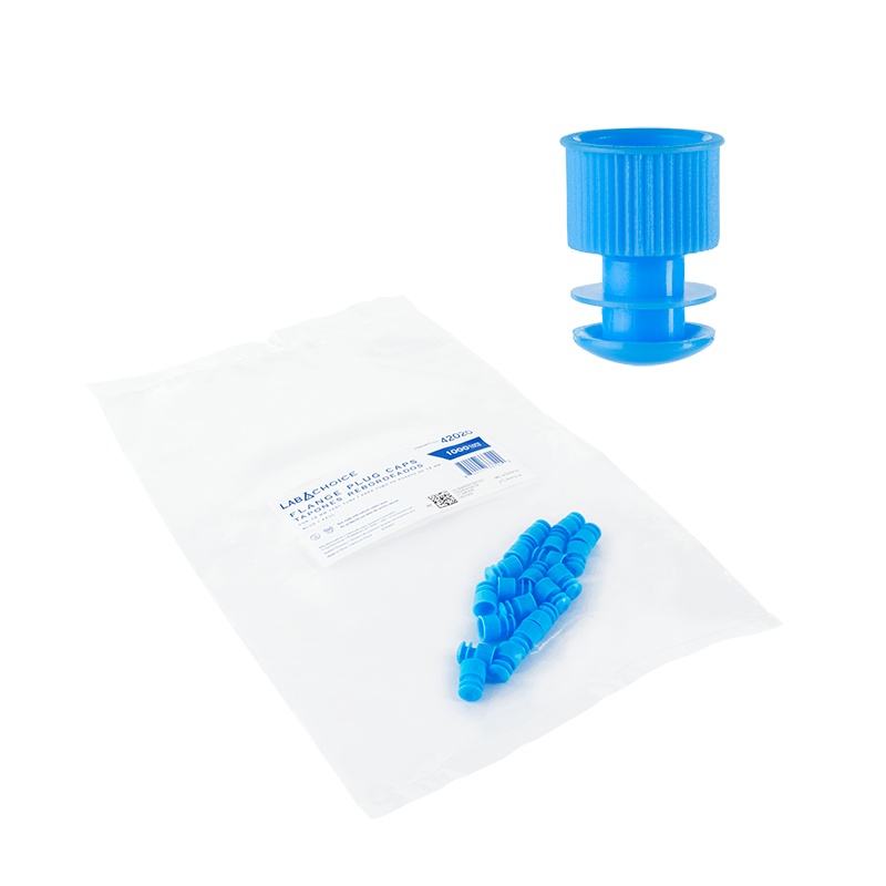 dynarex flange plug caps for test tubes