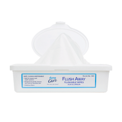 dynarex flushable wipes