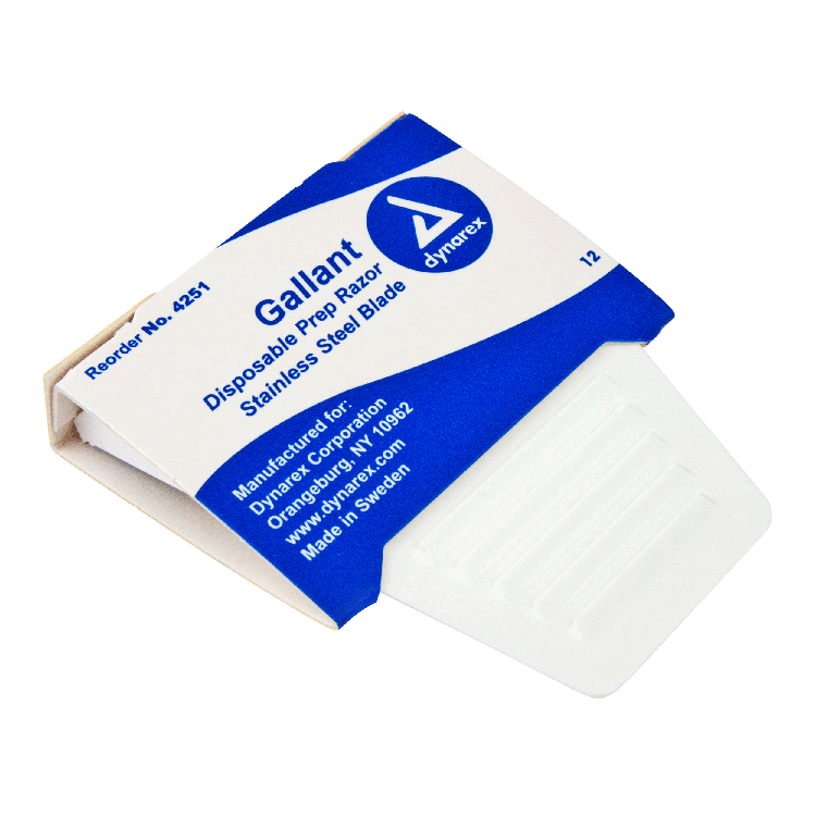 dynarex gallant disposable prep razors