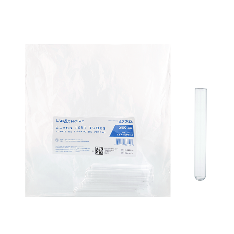 dynarex glass test tubes