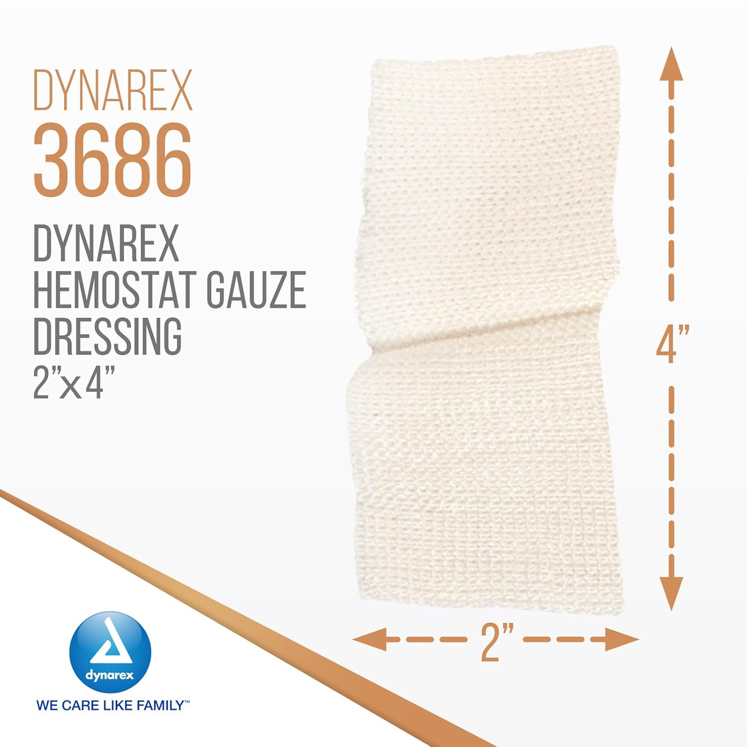 dynarex hemostat gauze dressings