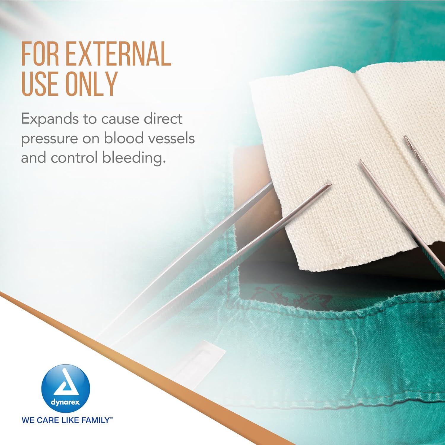 dynarex hemostat gauze dressings