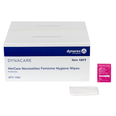 dynarex hercare necessities feminine hygiene wipes