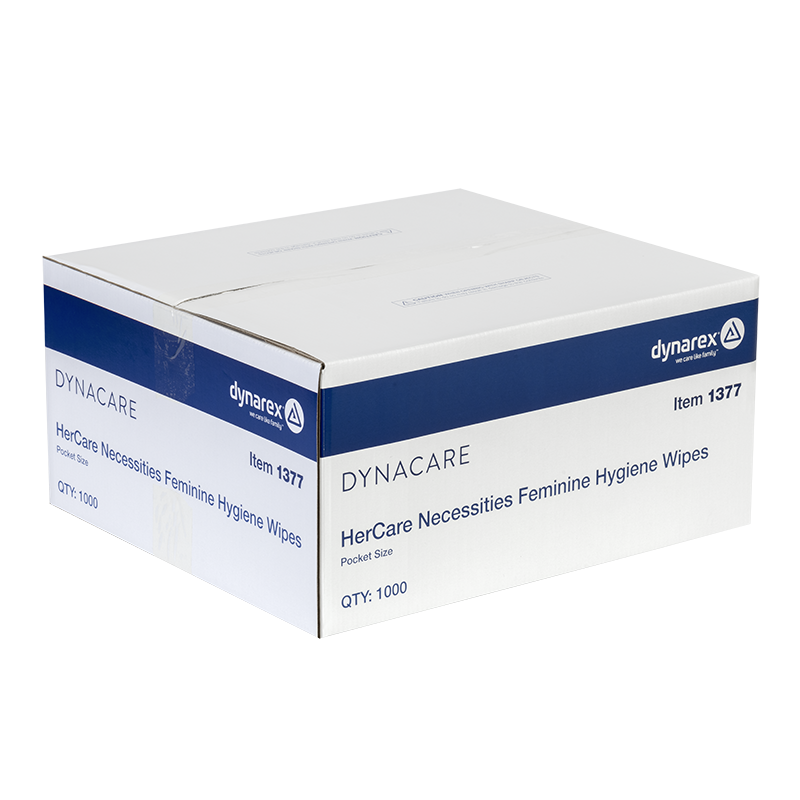 dynarex hercare necessities feminine hygiene wipes