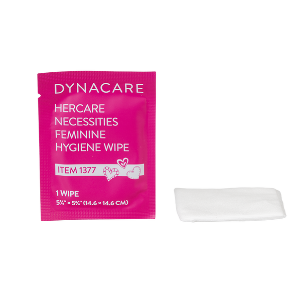 dynarex hercare necessities feminine hygiene wipes