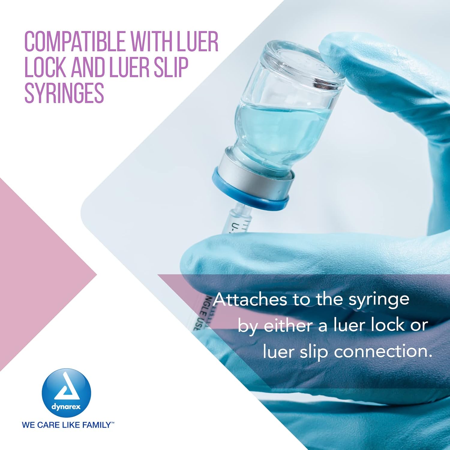 dynarex hypodermic needles pack type 100 per box