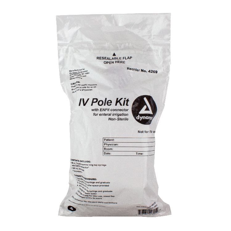 dynarex iv pole kit pack type 30 box per case