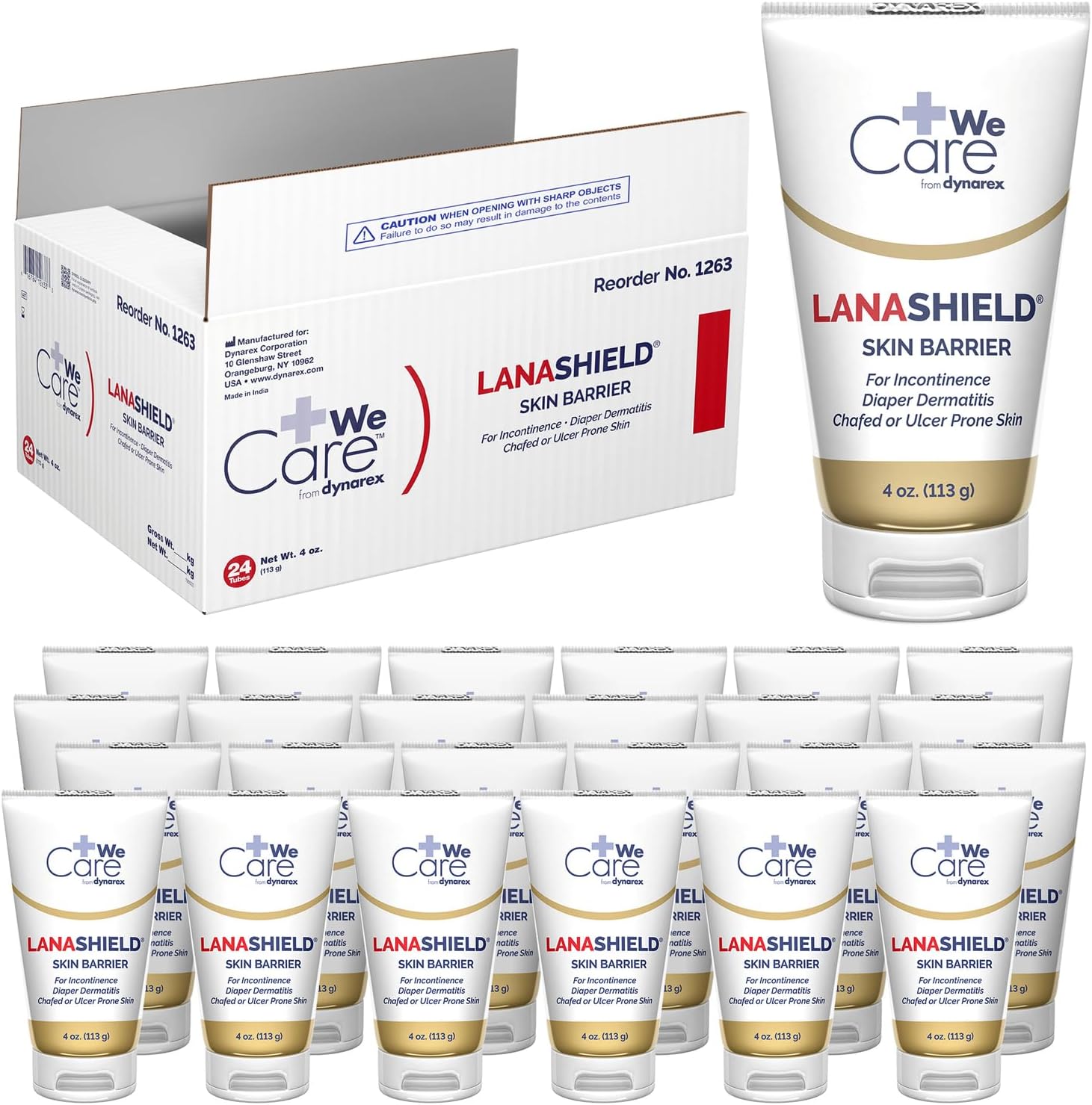 dynarex lanashield skin protectant cream