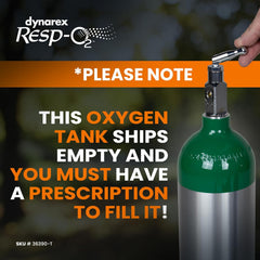 dynarex portable medical oxygen tank