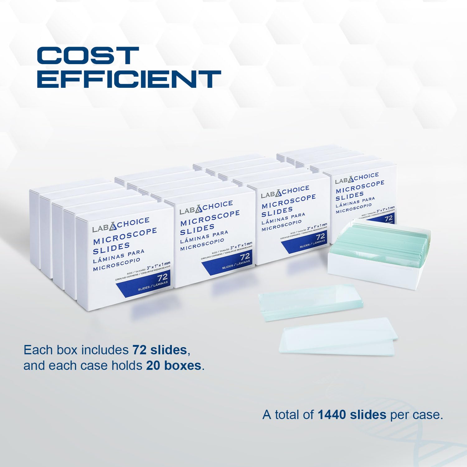 dynarex microscope slides