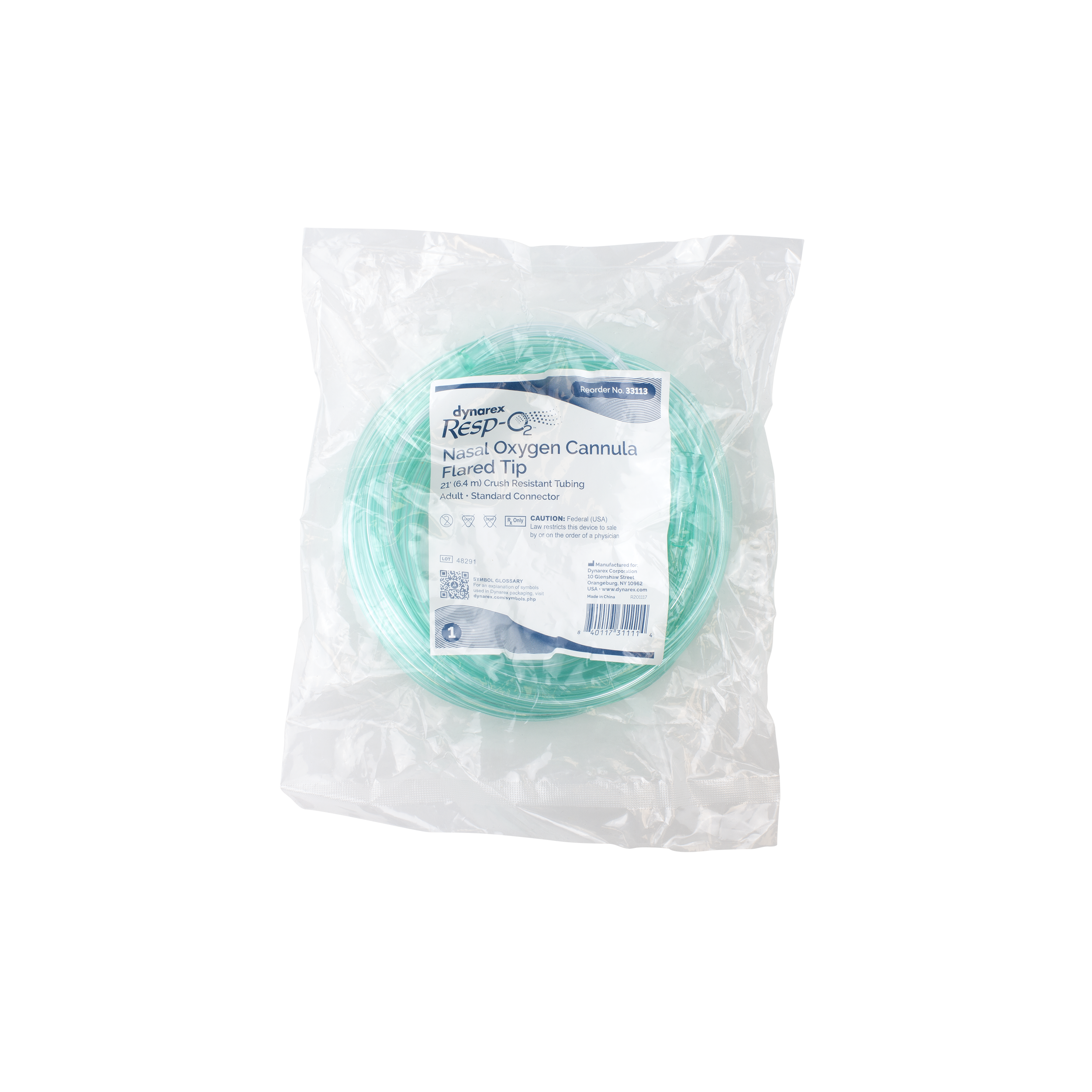 dynarex nasal oxygen cannula flared tip