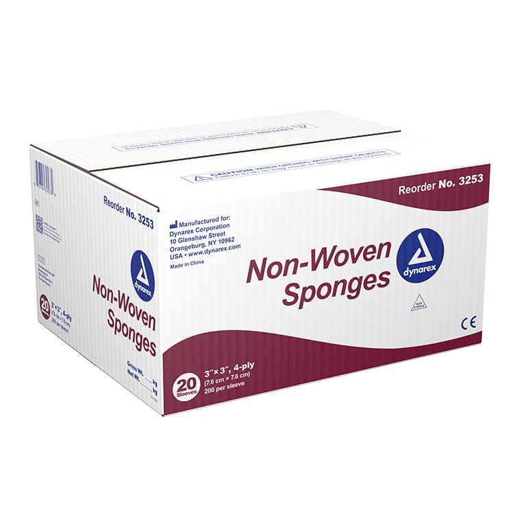 dynarex non woven sponges sterile non sterile