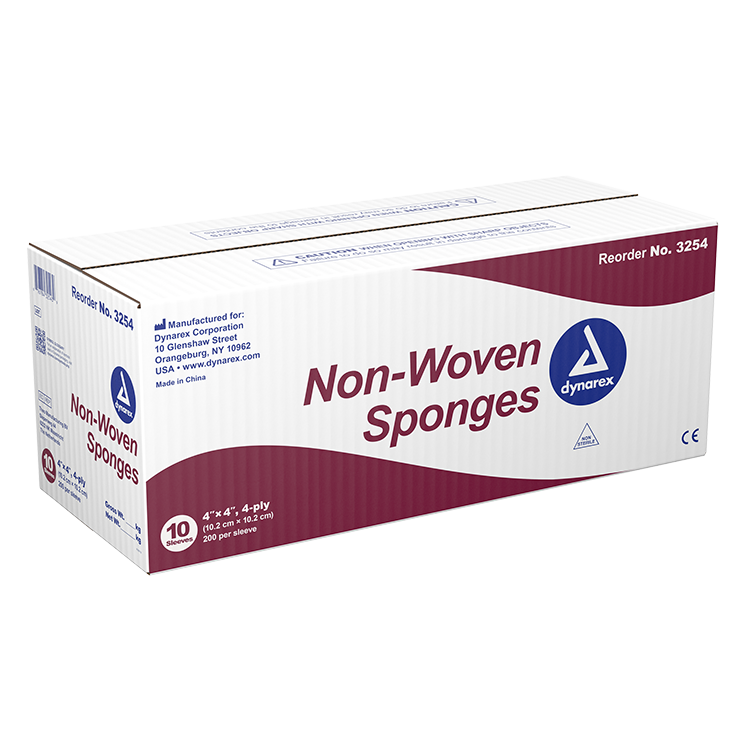 dynarex non woven sponges sterile non sterile