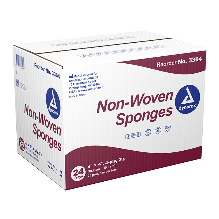 dynarex non woven sponges sterile non sterile