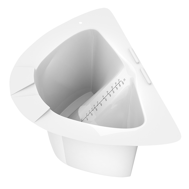 dynarex nuns cap specimen collection container