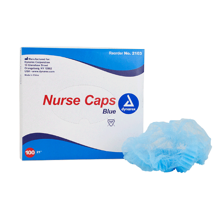 dynarex nurse and surgeon caps