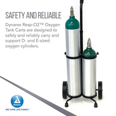 dynarex oxygen tank carts holder
