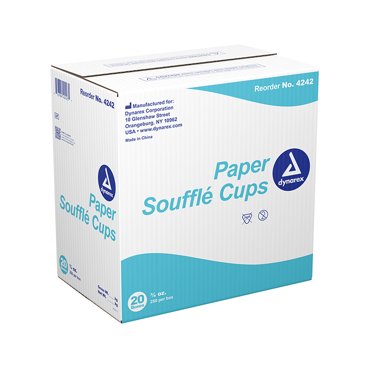 dynarex paper souffle cups