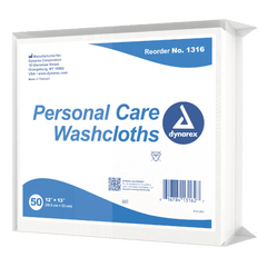 dynarex personal cleansing washcloths dry wipes