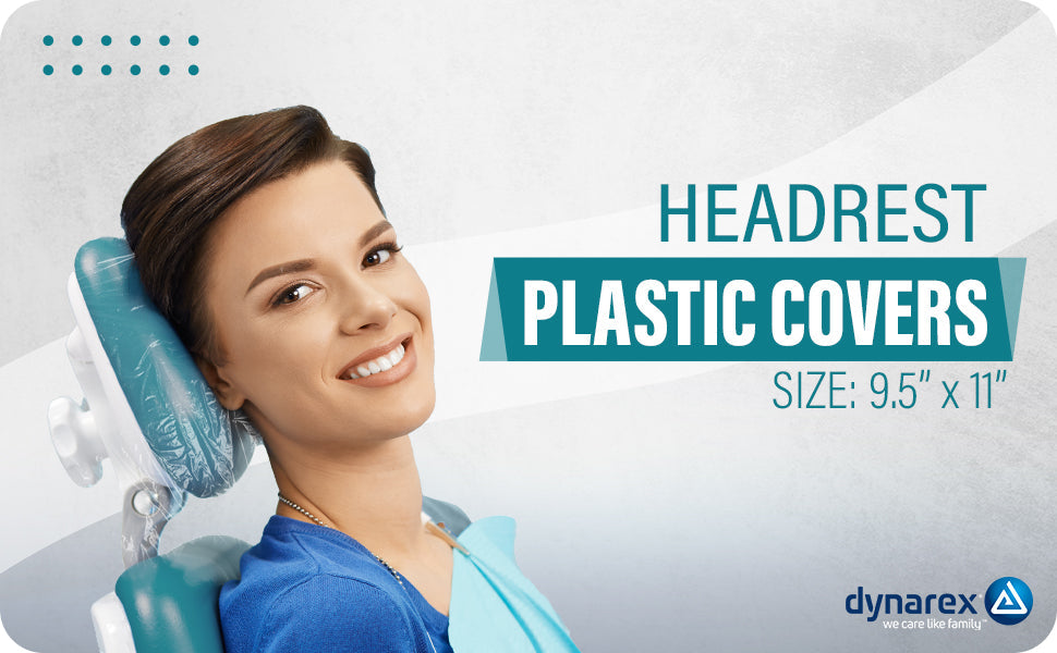 dynarex plastic headrest covers