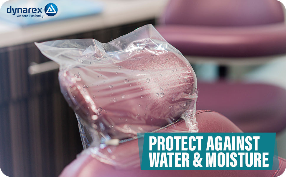 dynarex plastic headrest covers