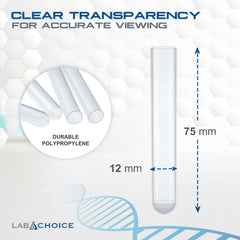 dynarex plastic test tubes