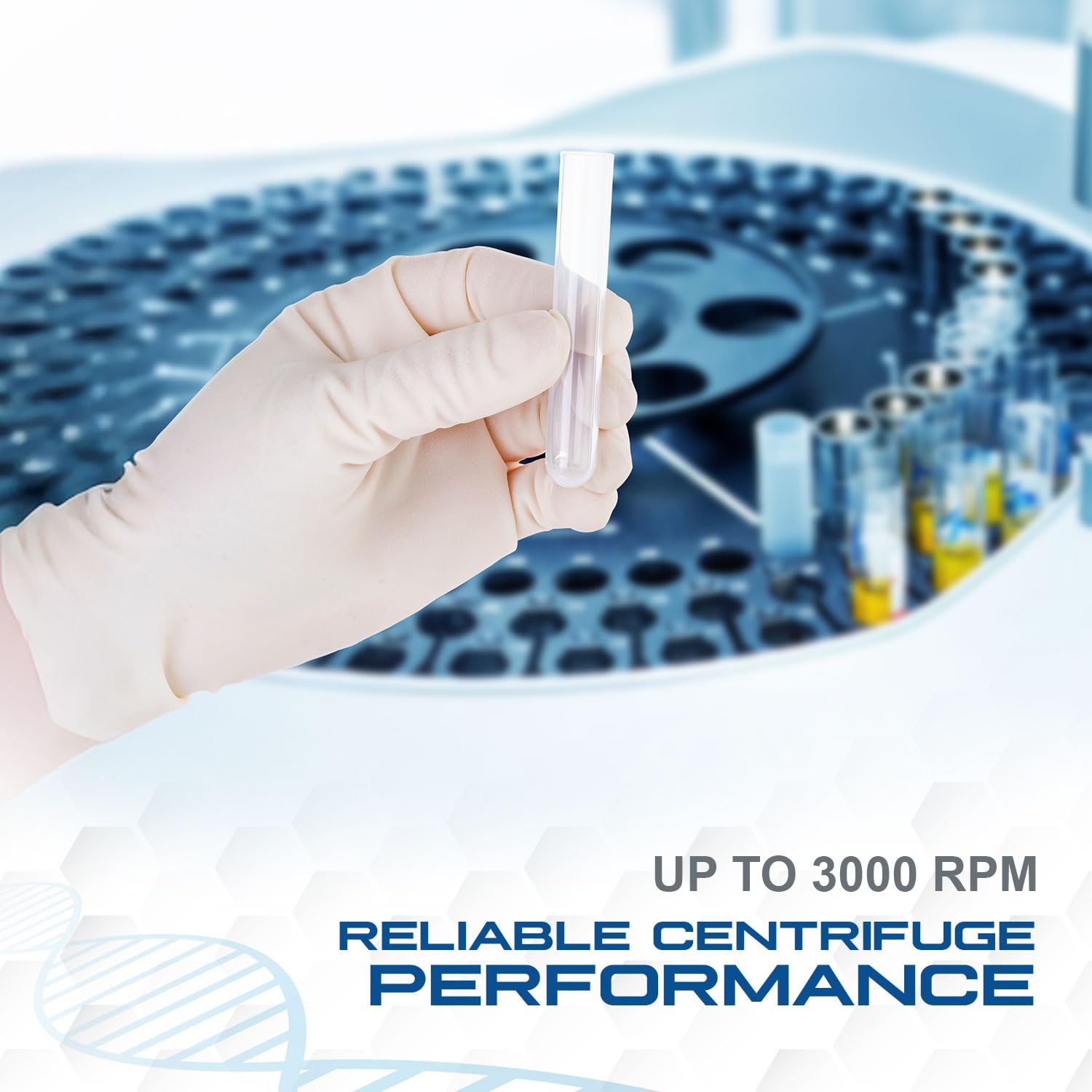 dynarex plastic test tubes