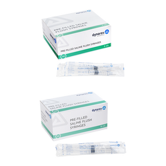 dynarex pre filled saline flush syringes