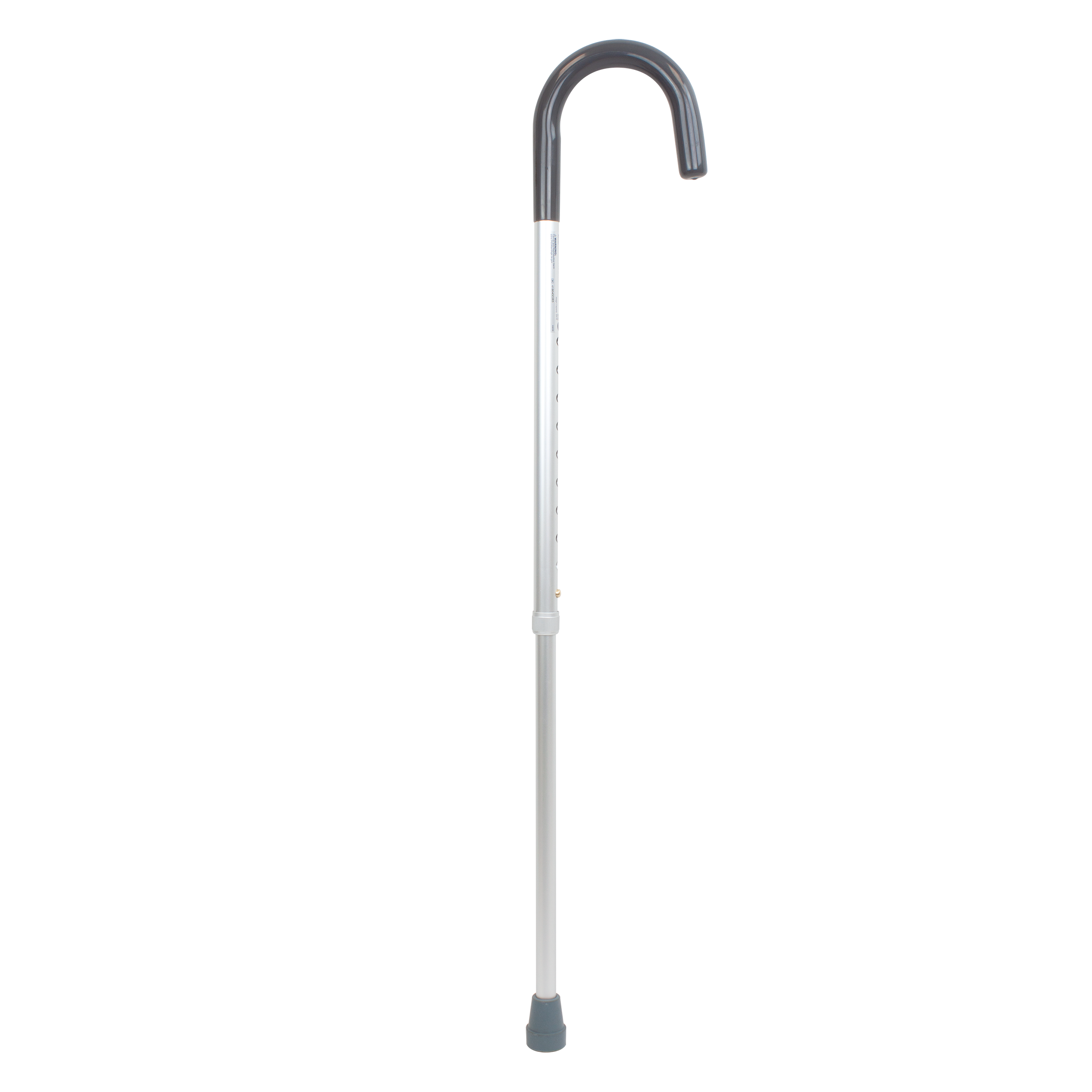dynarex round crook handle cane with tab lock silencer