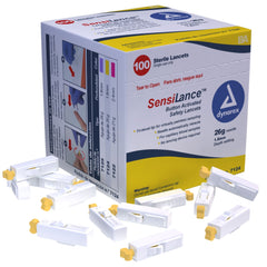 Dynarex Safety Lancets - Button and Pressure