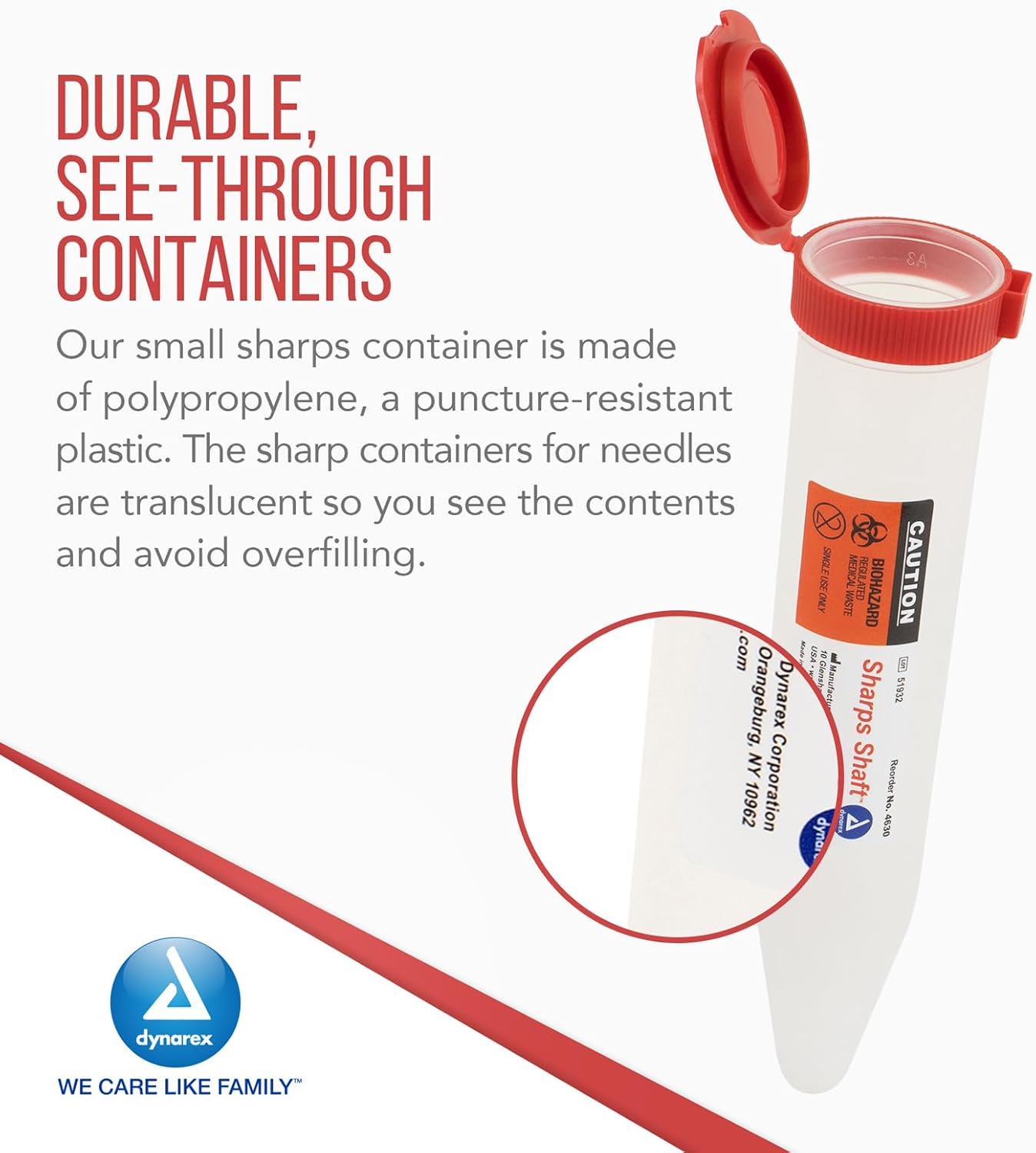 dynarex sharps shaft