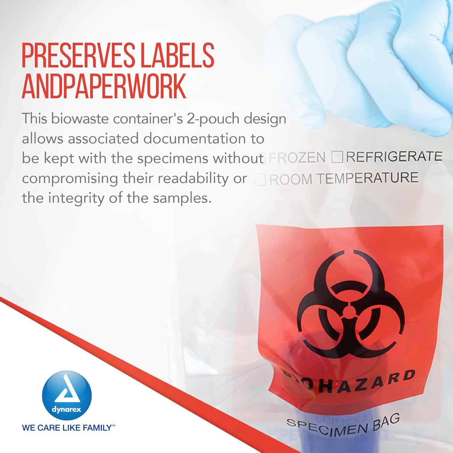dynarex specimen bags