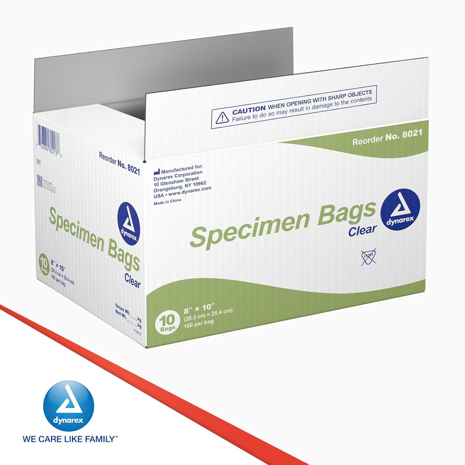 dynarex specimen bags