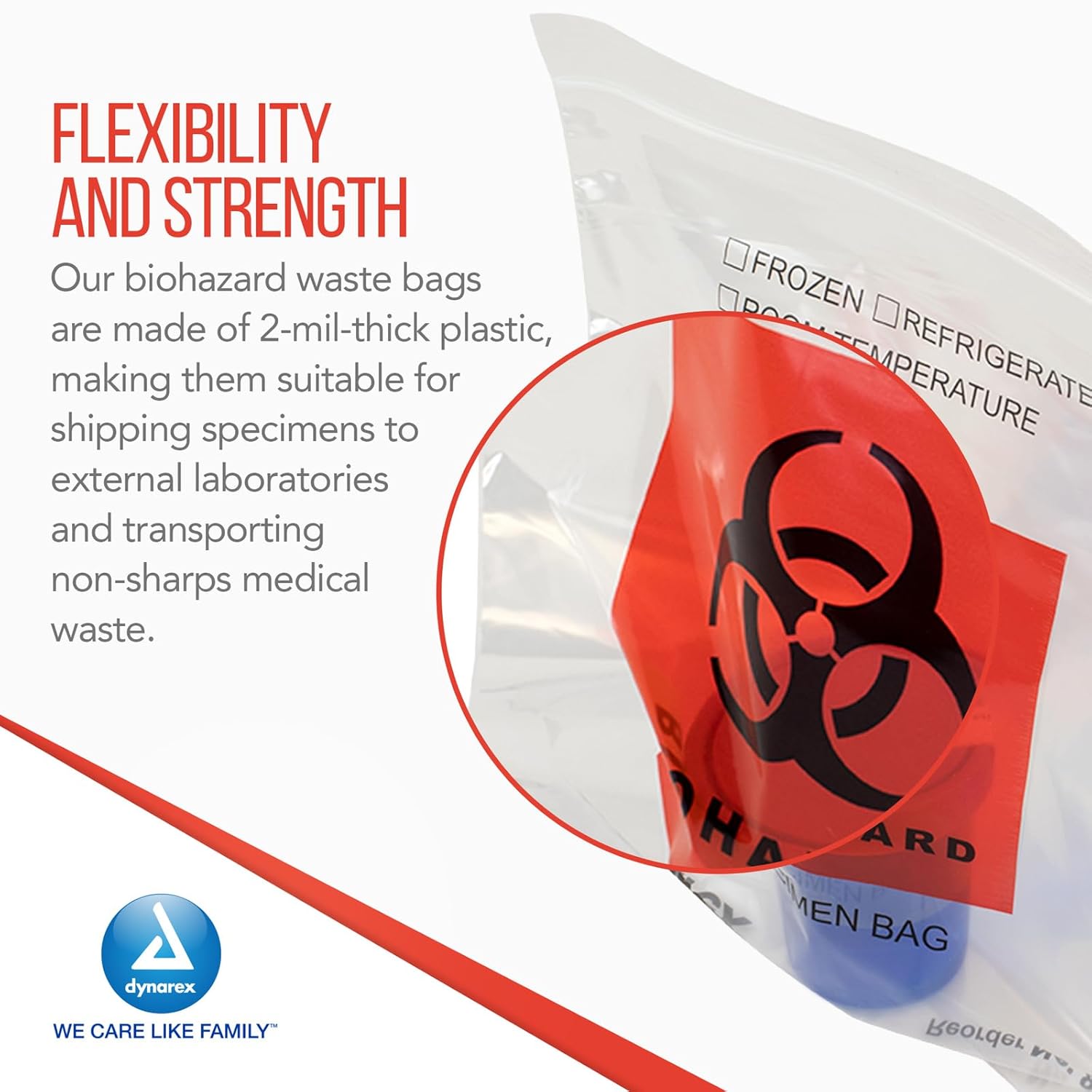 dynarex specimen bags