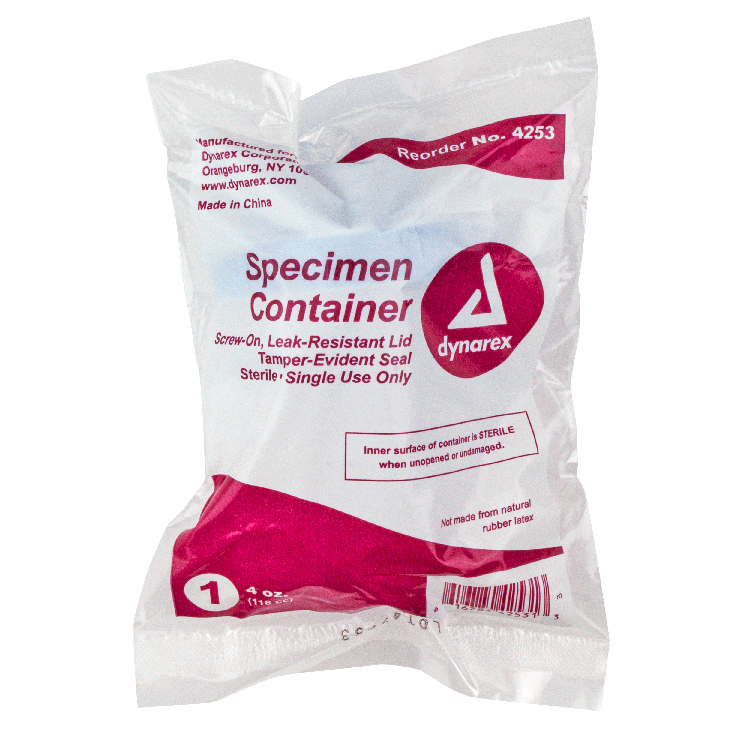 dynarex specimen containers