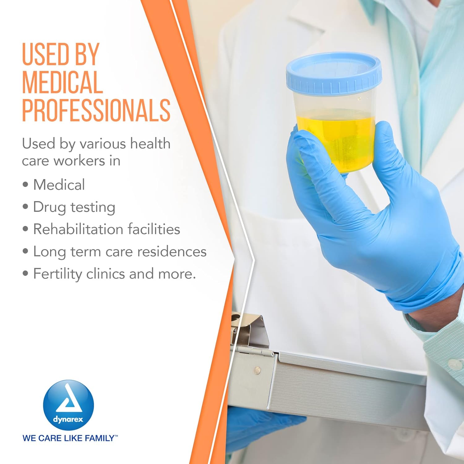 dynarex specimen containers