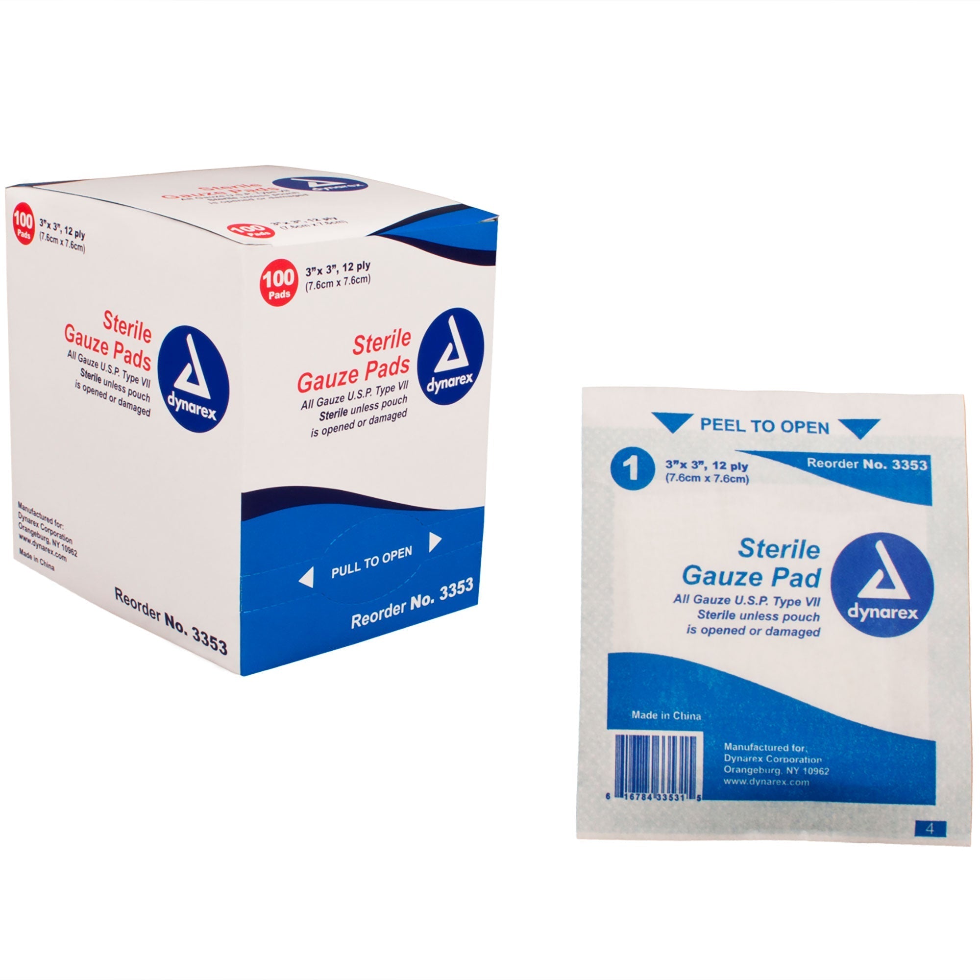 dynarex sponges pads sterile non sterile